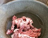 簡単！絶品！豚こま炒めポン酢がけ作り方1写真