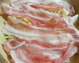 いろいろ野菜と豚バラ肉のミルフィーユ風鍋作り方3写真