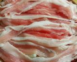 いろいろ野菜と豚バラ肉のミルフィーユ風鍋作り方7写真
