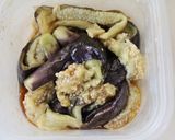 昼夕♪レンジで時短♪なすの中国風あえ物作り方3写真