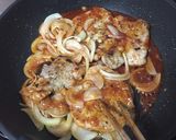 りんごバターで柔らかポークチャップ作り方6写真