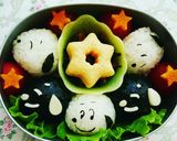 キャラ弁♪モノクロ♪スヌーピーのお弁当作り方3写真