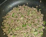 焼き肉タレと挽き肉で味付け簡単チャーハン作り方1写真