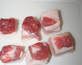 カレー味豚の角煮 ♡ 圧力鍋でトロトロ♬作り方1写真