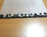ハロウィンシルエットのレアチーズケーキ作り方18写真