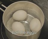 つるぴか　ゆで卵サンタ作り方2写真