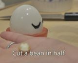 つるぴか　ゆで卵サンタ作り方6写真