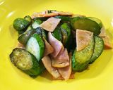 きゅうりとハムの炒め物作り方7写真