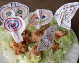 お子様と★唐揚げのハロウィンバージョン作り方6写真