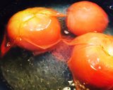簡単♪トマトの丸ごと☆お出汁漬け作り方2写真