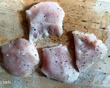 お弁当に!鶏むね肉の味噌マヨチーズ焼き作り方2写真