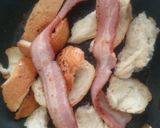 パン＆ベーコン作り方4写真