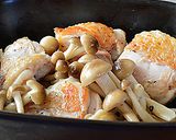 鶏ときのこのうまトマチーズ焼き♪作り方1写真