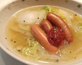 くったり白菜とウインナーのホッコリスープ作り方6写真