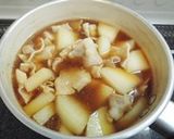 小鍋で15分✤味染み染み大根作り方2写真