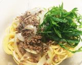 バリラ♪梅肉と大葉の和風パスタ作り方5写真