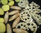 鶏と根菜の、コク旨！生姜胡桃味噌がらめ作り方8写真