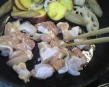 鶏と根菜の、コク旨！生姜胡桃味噌がらめ作り方9写真