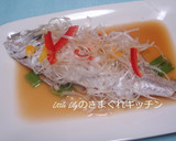 いしもち(白身魚）の中華蒸し風作り方7写真