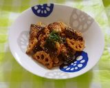今日の夕食に♪サバと蓮根の照り焼き風炒め作り方13写真