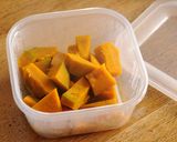 島ザラメ使用！秋の味カボチャプリン作り方2写真