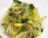 簡単過ぎ！豆モヤシとカイワレのナムル♡作り方3写真