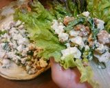 簡単サラダ♪豆腐と肉味噌のレタス巻き★作り方5写真
