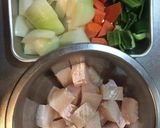 【簡単】白身魚の甘酢あん(酢豚風)作り方1写真