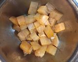 【簡単】白身魚の甘酢あん(酢豚風)作り方4写真
