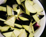 甘長とうがらしと茄子の肉味噌炒め作り方2写真