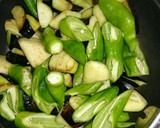 甘長とうがらしと茄子の肉味噌炒め作り方5写真