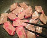 根菜と牛肉のバター醤油炒め作り方2写真