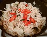 辛!日韓(^o^)焼きうどん✨作り方4写真