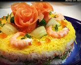 ☆簡単で豪華なちらし寿司ケーキ☆作り方12写真