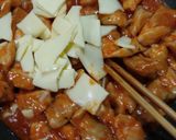 簡単鶏胸チーズ炒め作り方4写真