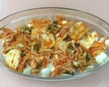 簡単すぎ！お豆腐のキムチグラタン作り方2写真