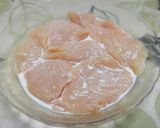 ◆さっぱり甘酢♪鶏肉の粒マスタードソテー作り方1写真