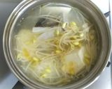 真鱈と大豆もやしの酢辣湯作り方1写真