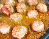 アボカド豚こまボールのミートボールカレー作り方16写真