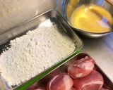 チーズ入りはんぺんの肉巻きフライ作り方4写真