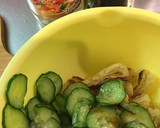 【和え物】すし酢で作るきゅうりとお揚げ作り方4写真