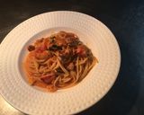 簡単！トマトのクリームソースパスタ作り方8写真