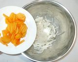 大根と柿の簡単甘酢漬け♪甘酢和え♪手作り作り方6写真