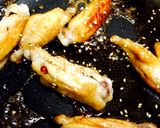 鶏手羽中のピリ辛甘酢醤油作り方3写真