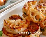 うちのレンコンはさみ焼き　大葉風味作り方6写真