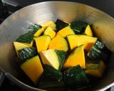 *かぼちゃのカラメルソース煮*作り方3写真