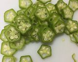 簡単！オクラ梅納豆★作り方1写真