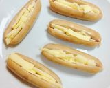 お弁当に＊ウインナーチーズ＊ドッグ作り方3写真