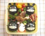 トトロのコロコロおにぎり♪(キャラ弁)作り方3写真