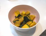 ドライ納豆キナーゼとかぼちゃのサラダ作り方2写真